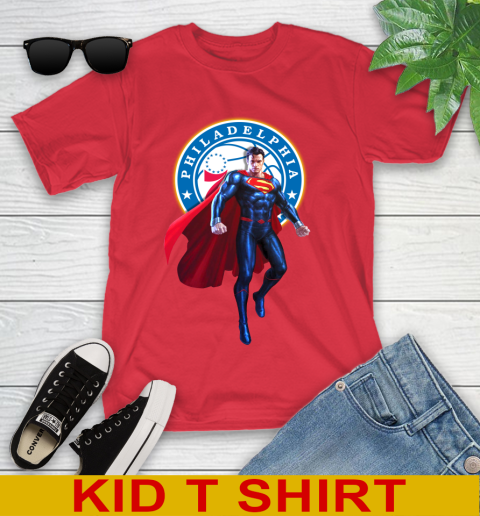 NBA Awesome Superman Basketball Sports Philadelphia 76ers 110