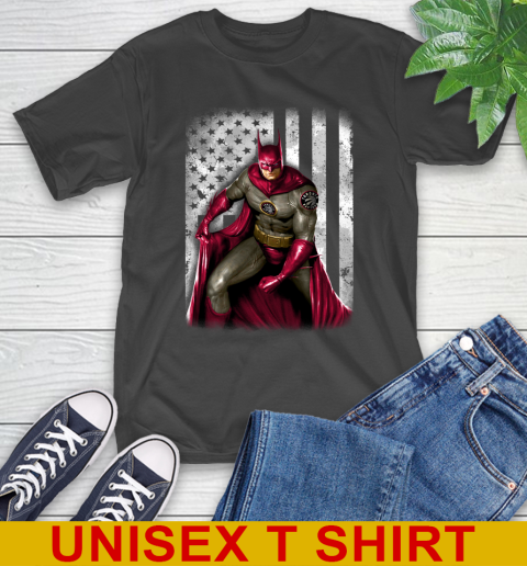 Toronto Raptors NBA Basketball Batman DC American Flag Shirt T-Shirt