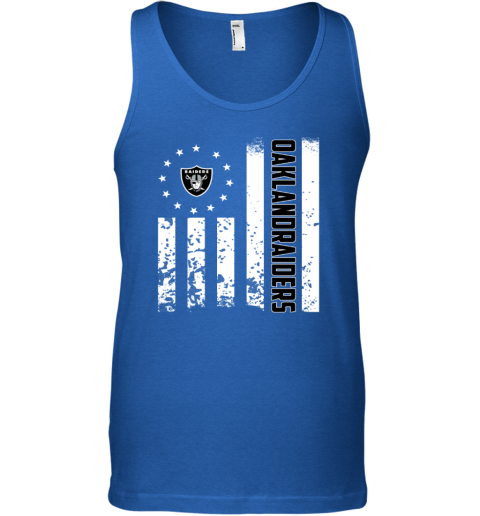 NFL Oakland Raiders American Flag Tank Top - Rookbrand