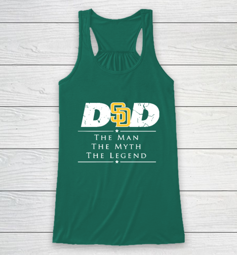 San Diego Padres MLB Baseball Dad The Man The Myth The Legend Racerback Tank 5