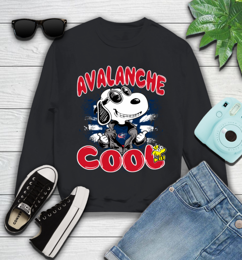 NHL Hockey Columbus Blue Jackets Cool Snoopy Shirt Youth Sweatshirt