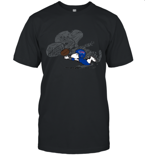 Buffalo BIlls Snoopy Plays The Football Game Shirts Unisex Jersey Tee