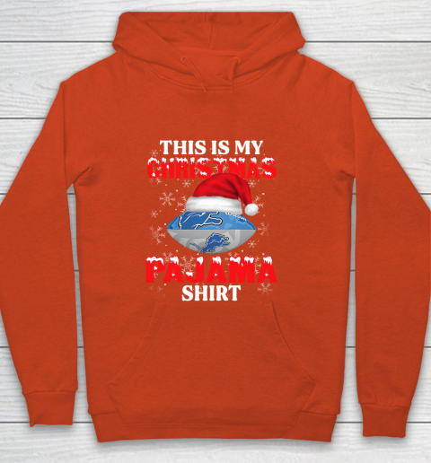 Detroit Lions This Is My Christmas Pajama Shirt NFL Youth Hoodie 3