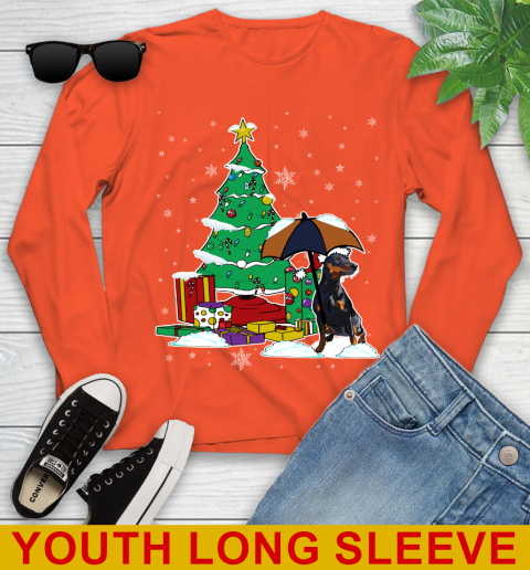 Dobermann Christmas Dog Lovers Shirts 260