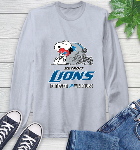 NFL The Peanuts Movie Snoopy Forever Win Or Lose Football Detroit Lions 63