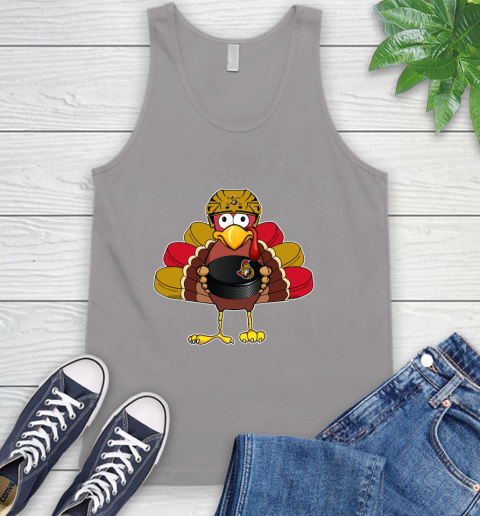 Ottawa Senators Turkey Thanksgiving Day Tank Top 4