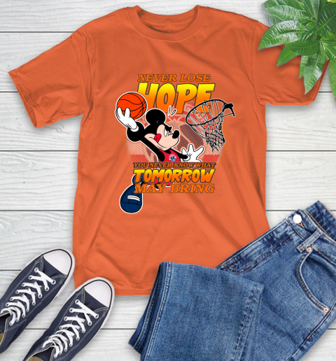 Washington Wizards NBA Basketball Mickey Disney Never Lose Hope T-Shirt 4