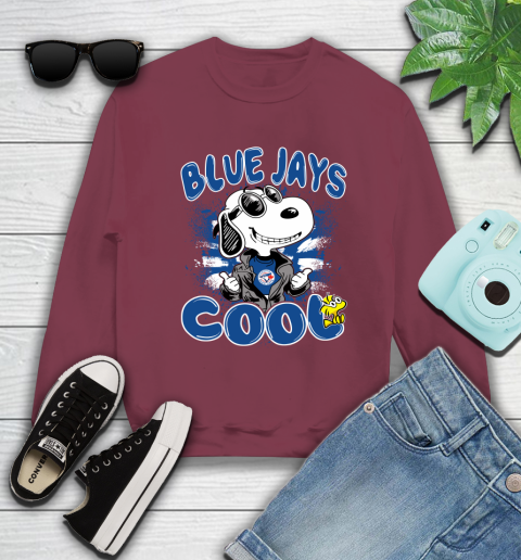 MLB Baseball Toronto Blue Jays Cool Snoopy Shirt Sweatshirt 5