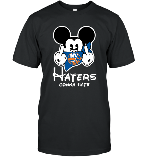 NHL New York Islanders Haters Gonna Hate Mickey Mouse Disney Hockey T Shirt