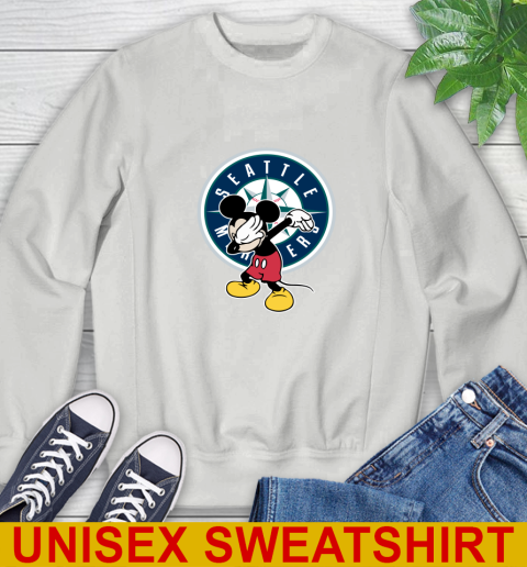 Seattle Mariners MLB Baseball Dabbing Mickey Disney Sports Sweatshirt 5