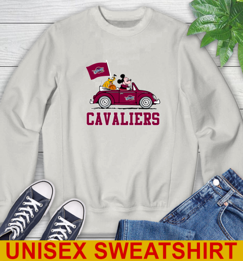 NBA Basketball Cleveland Cavaliers Pluto Mickey Driving Disney Shirt Sweatshirt 12
