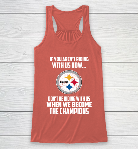 NFL Pittsburgh Steelers Football We Become The Champions Racerback Tank 3
