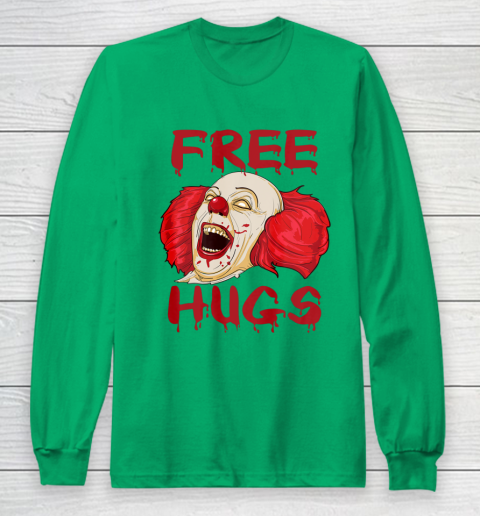 Free Hugs T Shirt Evil Killer Scary Clown Halloween Gift Tee Free Hugs T Shirt Evil Killer Scary Clown Halloween Gift Tee