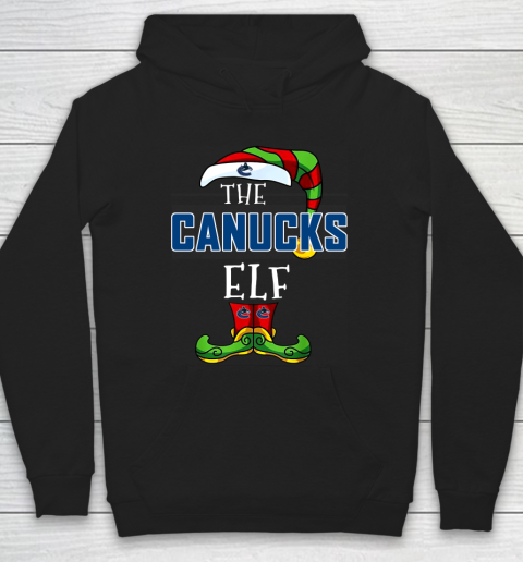Vancouver Canucks Christmas ELF Funny NHL Hoodie