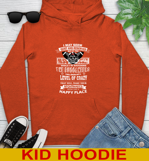 Tampa Bay Buccaneers NFL Football If You Mess With Me While I'm Watching My Team Youth Hoodie 4