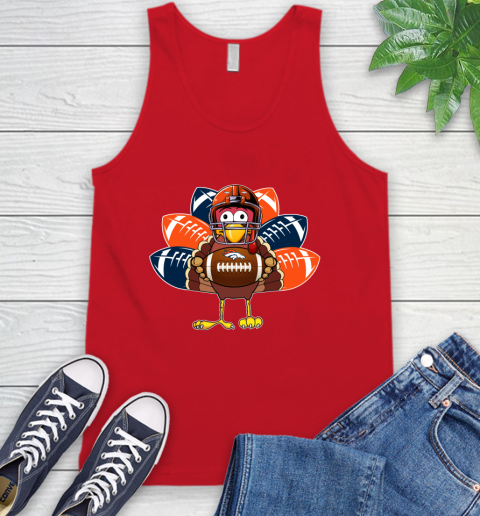 Denver Broncos Turkey Thanksgiving Day Tank Top 6