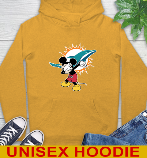 Miami Dolphins NFL Football Dabbing Mickey Disney Sports Hoodie 3