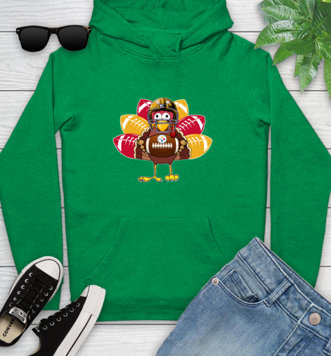 Pittsburgh Steelers Turkey Thanksgiving Day Youth Hoodie 7