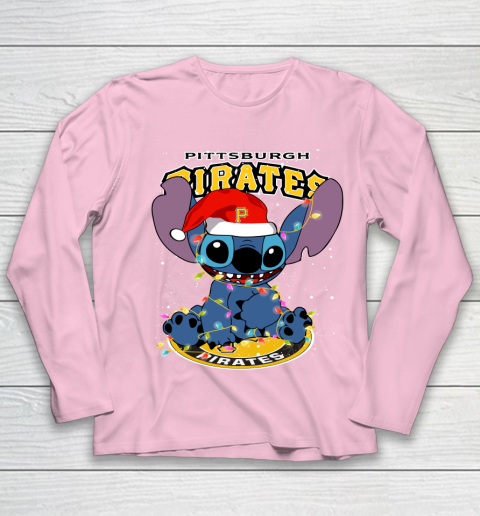 Pittsburgh Pirates MLB noel stitch Baseball Christmas Youth Long Sleeve 6
