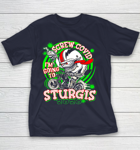 Screw Covid I'm Going to Sturgis 2020 Youth T-Shirt 2