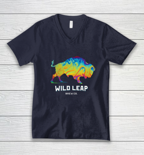 Wild Leap Alpha Abstraction Volume 2 Psychedelic V-Neck T-Shirt 2