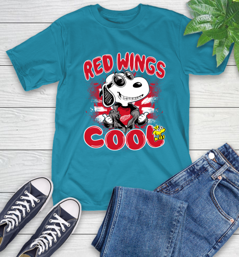 NHL Hockey Detroit Red Wings Cool Snoopy Shirt T-Shirt 10