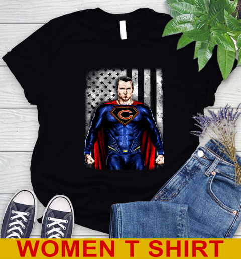 Chicago bears superman on sale shirt