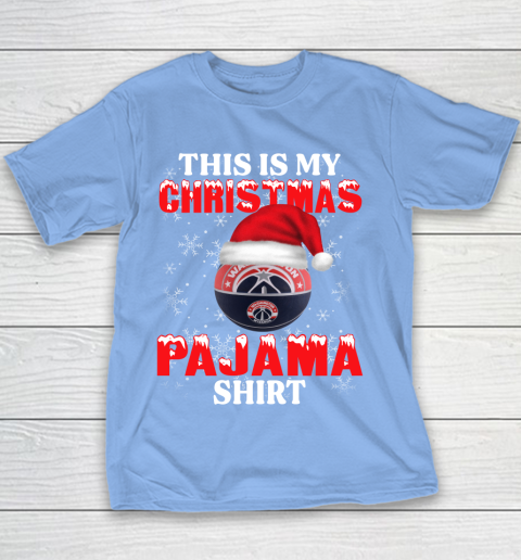Washington Wizards This Is My Christmas Pajama Shirt NBA Youth T-Shirt 8