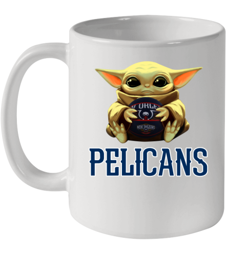 NBA Basketball New Orleans Pelicans Star Wars Baby Yoda Shirt 148