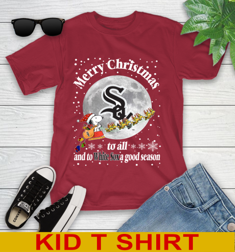 White Sox Merry Christmas To All And To White Sox A Good Season MLB Baseball Sports Youth T-Shirt 12