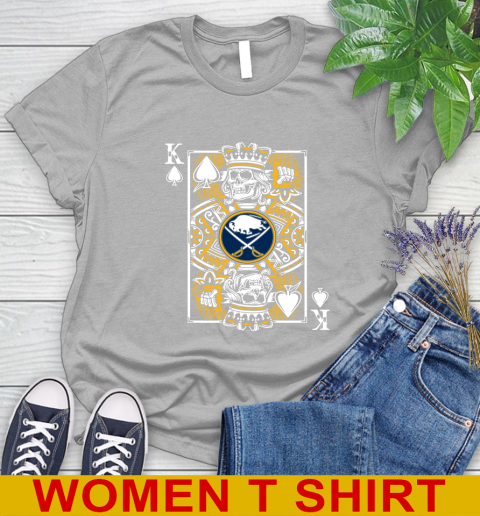 Buffalo Sabres NHL Hockey The King Of Spades Death Cards Shirt Women's T-Shirt 5