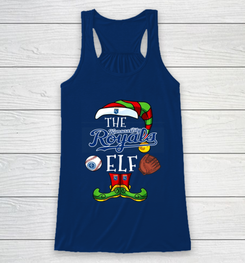 Kansas City Royals Christmas ELF Funny MLB Racerback Tank 6