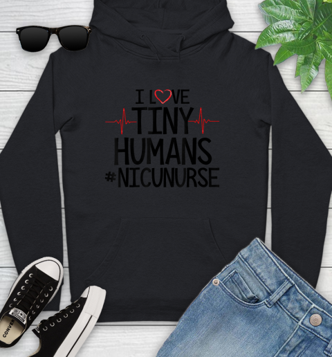 Nurse Shirt Women Nurse I Love Tiny Humans Gift T Shirt Youth Hoodie
