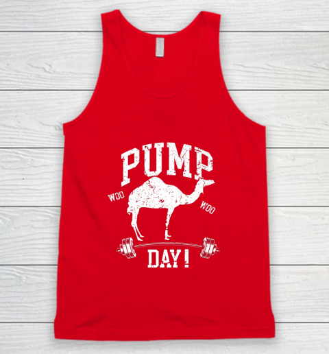 Funny Pump Day Hump Day Camel Weight Lifting Training Gym Tank Top - Image 6