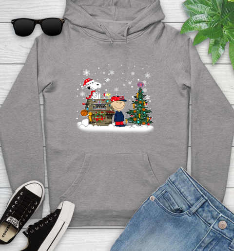 LA Clippers NBA Basketball Christmas The Peanuts Movie Snoopy Championship Youth Hoodie 6