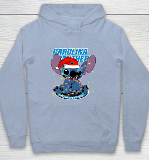 Carolina Panthers NFL Football noel stitch Christmas Youth Hoodie 5
