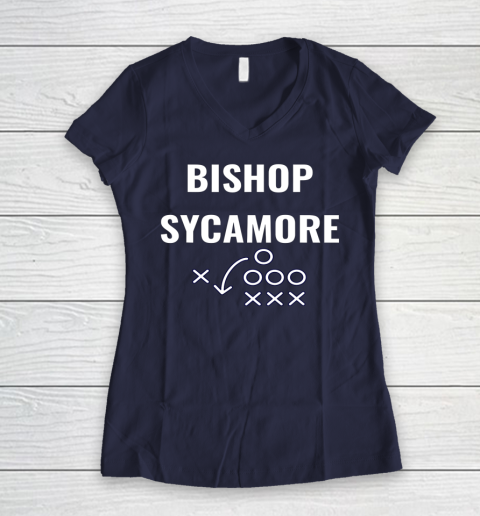 Bishop Sycamore Football Shirt Women's V-Neck T-Shirt 5