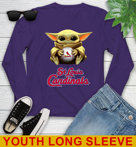 MLB Baseball St.Louis Cardinals Star Wars Baby Yoda Shirt 126