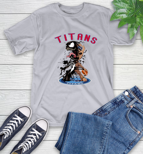 NFL Tennessee Titans Football Venom Groot Guardians Of The Galaxy T-Shirt 6