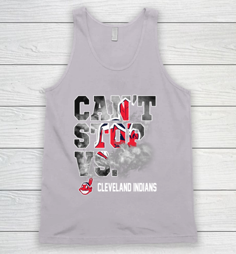 MLB Cleveland Indians Baseball Can't Stop Vs Cleveland Indians Tank Top 3