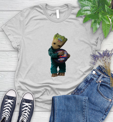 NBA Groot Guardians Of The Galaxy Basketball Sports New Orleans Pelicans Women's T-Shirt