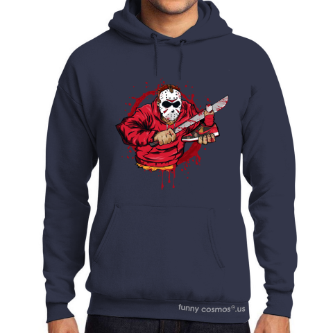Air Jordan 1 CNY Matching Sneaker Shirt Jason Voorhees Red And Black Sneaker Black Shirt