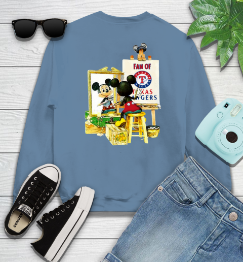 MLB Baseball Texas Rangers Mickey Drawing Shirt 33
