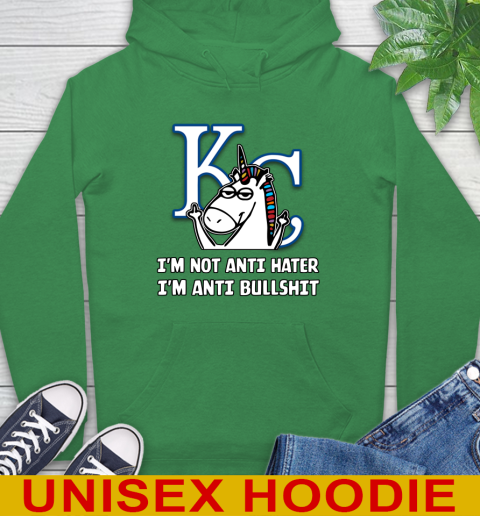 Los Angeles Angels MLB Baseball Unicorn I'm Not Anti Hater I'm Anti Bullshit (2) Hoodie 8