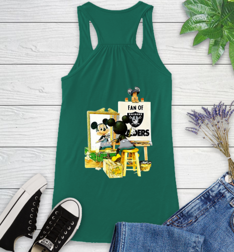 NFL Football Oakland Raiders Mickey Drawing Shirt 40
