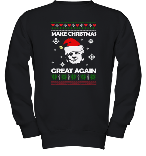 Donald Trump  Make Christmas Great Again Youth Sweatshirt