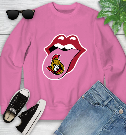 Ottawa Senators NHL Hockey Lips I Root For My Team Adoring Fan 121