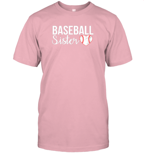 x5xm baseball sister shirt baseball gifts for baseball fans jersey t shirt 60 front pink