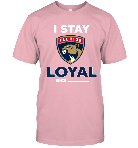 Florida Panthers I Stay Loyal Since Personalized Unisex Jersey Tee