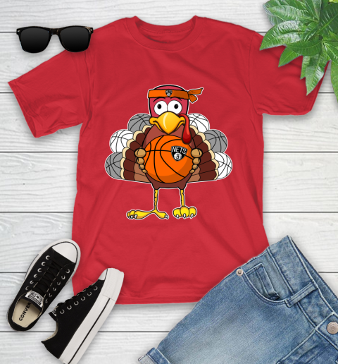 Brooklyn Nets Turkey thanksgiving day Youth T-Shirt 10